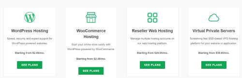 Greengeek hosting plans